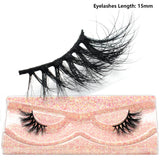 Half Lashes Mink Eyelashes Fluffy Soft False Eyelashes Wispy Cross Mink Eye Lashes Natural Short Mink Eyelash Extension Makeup