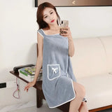 Women's Bath Towel Wearable 140x85cm - Quick Dry Spa&Beach Wrap with Anti-Slip Design for Shower Gym Yoga Fast-drying Convenient