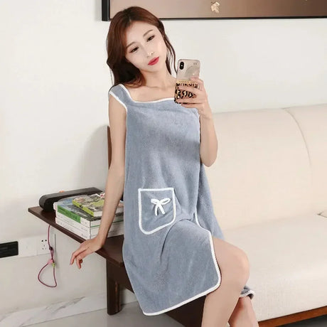 Women's Bath Towel Wearable 140x85cm - Quick Dry Spa&Beach Wrap with Anti-Slip Design for Shower Gym Yoga Fast-drying Convenient