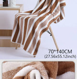 Striped Pattern Towel New Home Soft and Comfortable Bath Towels for Men and Women, Quick Drying Absorbent Towels For Bathroom