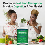 Prebiotics Probiotics & Digestive Enzymes Capsules, Support Gut Care Gastrointestinal Health, Gentle Digestion & Immune Wellness