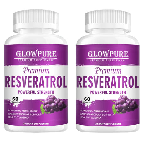 Resveratrol 1450mg - Premium Antioxidant Supplement for Anti-Aging, Immune Support, Brain & Joint Health