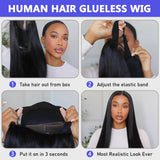 Bone Straight Glueless Wigs Human Hair Ready To Wear Brazilian Lace Front Human Hair Wigs 13x4 13x6 HD Lace Frontal Wig 5x5 Wig