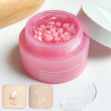 Korean Pink Collagen PDRN Capsule Cream with Niacinamide Cream for Uneven Skin Tone Lightweight Face Moisturizer Non Greasy care