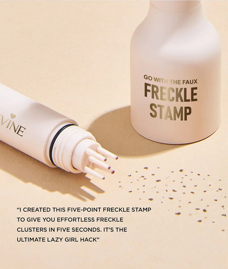 Facial Freckle Stamp Pencil,Natural Makeup for Freckles,Dark Spots, Moles,Waterproof,not easy to fade Concealer,Feminine Contour