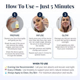 Korean Micro Molecule Anti-Aging Serum Kit Collagen Hyaluronic Acid Anti-Wrinkle Firming Pore Minimizing & Hydrating Daily Care