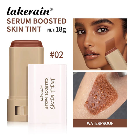 Tinted Moisturizer Balm Foundation Stick Lightweight Hydrating Sheer Coverage Natural Radiant Glow Portable Daily Face Makeup Cosmetic