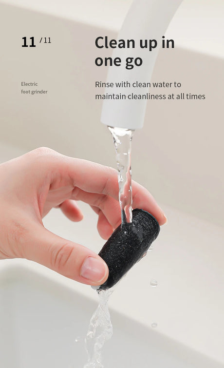 HOMEFISH Electric Foot Grinder Automatic Foot Callus Rubbing Pedicure Dead Skin Callus Remover for  Foot Beauty Machine