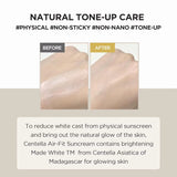 Korean SKIN1004 Centella Air-Fit Sun Cream SPF50+50ml Calming Repair Sensitive Skin Non-greasy Beauty Lightweight Non-greasy