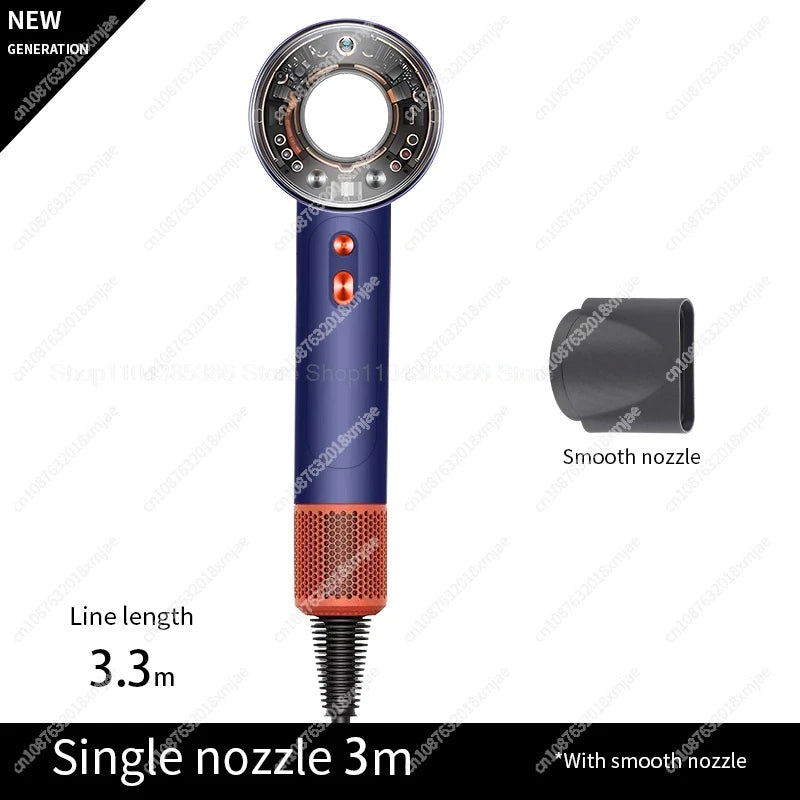 Professinal Leafless For Dyson Hair Dryer Negative Ion Quick Dry Home Powerful Hair Constant Flyaway Attachment Anion Electric