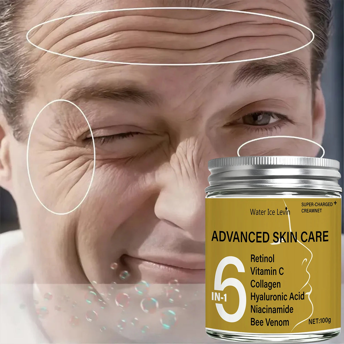 Winter Advanced Face Cream - Retinol, Vitamin C & Bee Venom Complex, Brightens & Firms, Multi-Action Formula for Radiant Skin