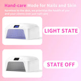 71 LEDs UV Nail Lamp Large Space Nail Dryer with Hand Pillow Smart Sensor 72 W Professional UV Lamp For Nails Manicure Pedicure