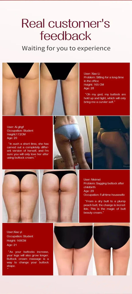 Buttock Lifting Cream Hip Breast Plump Growth Massage Prevent Sagging Boobs Bigger Tightening Shaping Butt Enlargement Cream