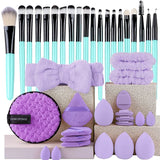 20PCS Eye Shadow Makeup Brush Set Concealer Brush Eye Cosmetic Soft Bristles Eyebrow Eyeliner Brush Portable Beauty Makeup Tools