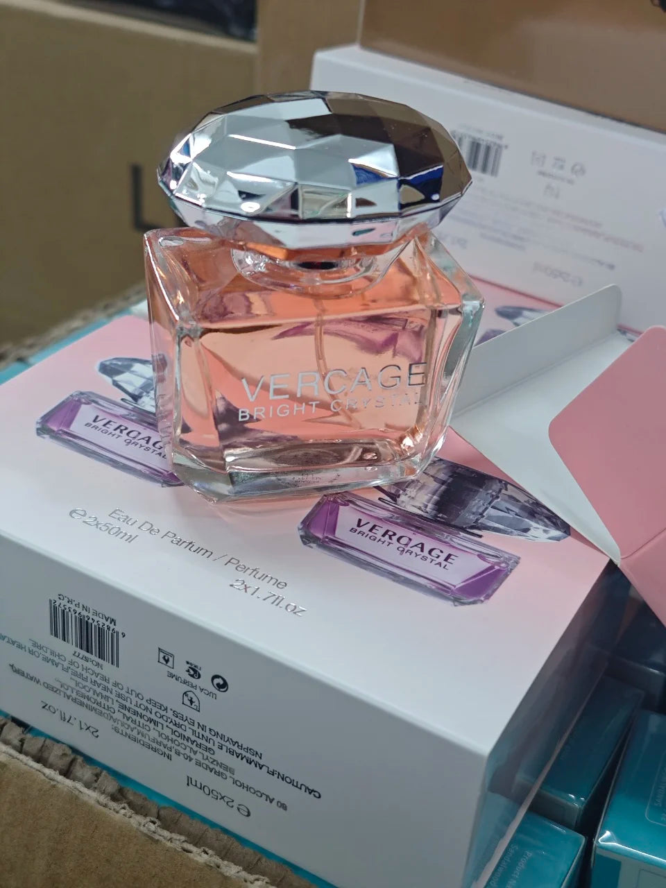 Sweet Love Luxury Brand Long Lasting Fragrance 50ml Women Body Spray Perfume Floral Scent Pheromone Perfumes Crystal Diamond