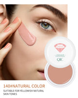 QIC Waterproof & Sweatproof Concealer Cream - Tattoo coverage, Long-Lasting Foundation, Natural,Full coverage, All Skin Types