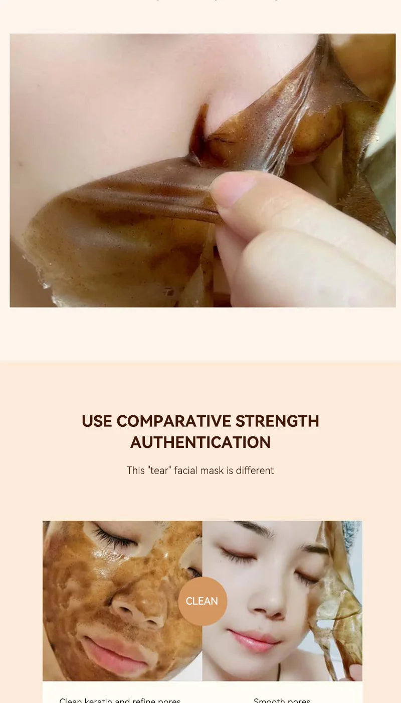 Aiheno Deep Hydration Moisturizing Control Oil Pore-Cleansing Mask Deep Clean Quick Absorption Peel-Off Mask，Peel-off Mask