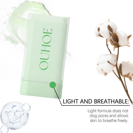 Cotton Soft Sun Stick Protector Solar Matte SPF50 Anti UV Isolation Moisturizer Refresh Lightweight Sunblock Face Body Sunscreen