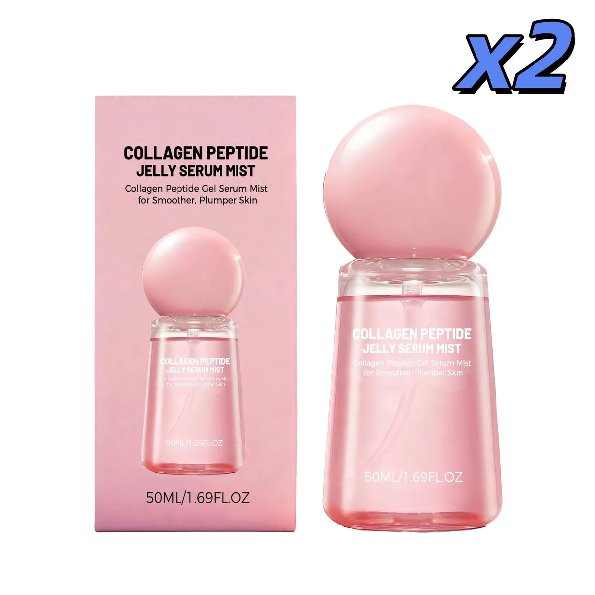 Collagen Peptide Jelly Serum Mist Caviar Pdrn Essence Spray Smooth Dry Moisturizing Brighten Firm Fade Pore Nourishing Face Care