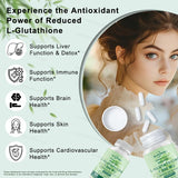 Glutathione Capsules For Skin Whitening Anti-aging Benefits Support Brain Health Boost Energy Relieve Fatigue Enhance Immunity