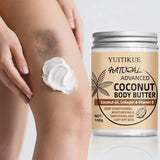 Advanced Coconut Body Butter 100g - Creamy Texture for Easy Absorption, Deeply Moisturizes & Smooths Dry Skin