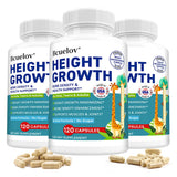 Natural Height Growth Capsules for Kids, Teens and Adults Zinc and Calcium Increase Peak Height Supplement Bone Strength