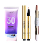 Shezi Good Price Facial Body Sunscreen Whitening SPF30 Concealer Highlight Base Makeup Set Sunscreen Kit Cosmetics