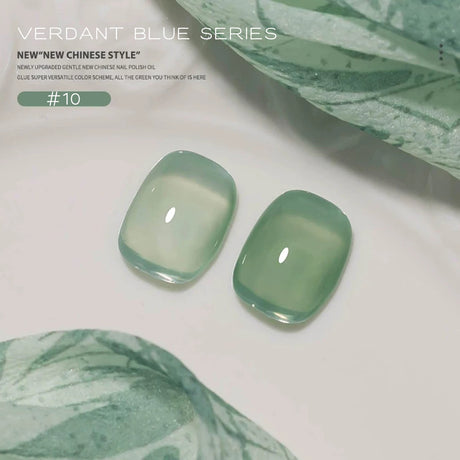 MN 12ML Selling Mint Mambo Gel Nail Polish ilky Green Blue-green Series Gel Polish Blue Nails Green Nail Summer Nail Spring Nail