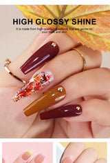 LIMEGIRL 3pcs/Kit Nail Art Soaking Base Coat Clear Coat Nail Polish with Cuticle Nail Care Softener UV Gel Multipurpose Nail Kit