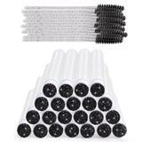 100Pcs Disposable Eyelash Brushes Reusable Eyelashes Brush Tube Mascara Wands Tubes Dust-proof Lash Spoolies Storage Makeup Tool