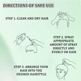 Eelhoe Hair Fluffy Styling Spray Hair Fluffy Lazy Degreasing Refreshing Durable Styling Deeply Nourish Hair Wash Free Spray
