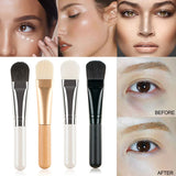 Face Mask Brush Flat Soft Hair Facial Cleansing Skin Care Blender Foundation Applicator Concealer Brush Beauty Makeup Tool