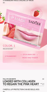 3/5/10/20/30pcs Pink Moisturizing Lips Mask Nourishing Hydrating Crystal Collagen Gel Lip Patches Lip Plumper Sexy Lip Skin Care