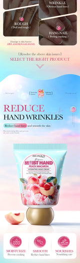 BIOAQUA Honey Peach Hand Cream Moisturizing Nourishing Anti-aging Anti Wrinkles Whitening Creams Hands Skin Care Products