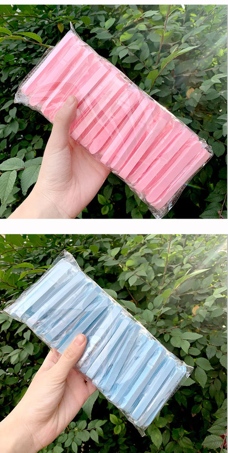 10/50pc Compressed Face Wash Wash Face Sponge Clean Face Disposable Powder Puff Face Cleansing Cotton Pad Cleansing Beauty Strip
