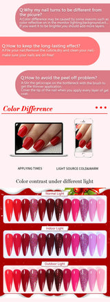 LILYCUTE 6Pcs/set 7ml Coffee Series Gel Nail Polish Kit 125 Colors Manicure Semi Permanent Soak Off UV Nail Art Gel Varnish