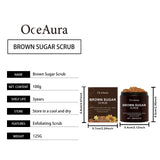 OceAura 100g Natural Brown Sugar Scrub 100g Exfoliating Body Nourishing Deep Clean Pore Shrinking Skin Refreshing
