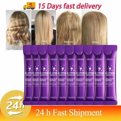 Magical Keratin Hair Mask 5 Seconds Repair Damaged Frizzy Hair Soft Smooth Shiny Nutrition Deep Moisturize Nourishing Hair Care
