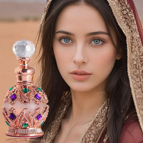 Exotic Arabian Perfume For Women, Enchanting Floral Bouquet With Rose, Jasmine&Vanilla Long-Lasting Pheromone-Infused Fragrance