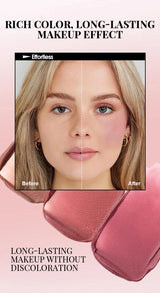 Multi-use Blush Stick Lip Cheek Eyes 3-in-1 Cream Blush Natural Matte Nude Makeup Long Lasting