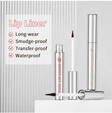 Lip Liner With Peel Off Lip Stain Tattoo Long Lasting Waterproof Transfer Proof Smudge Proof Matte Finish Lip Cosmetic Pencil