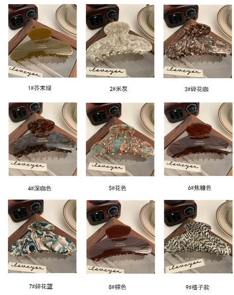 Vintage Hair Clips Korean Hair Clip Large Claw Clip Y2K Accessories Hair Accessories For Women