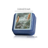 Men's Cedar Essential Oil Soap Travel Portable Hotel Soap Deep Cleansing Woody Fragrance Handmade Soap, Face and Body Soap