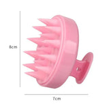 Silicone Shampoo Brush Scalp Antipruritic Massage Hair Washing Combs Body Cleansing Exfoliator Bathing Brushes Hairdressing Tool