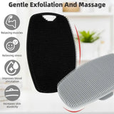 1/5pc Soft Silicone Exfoliating Brush Cleanser Manual Body Cleansing Care Scrubber Shower Gentle Massage Bath For Men