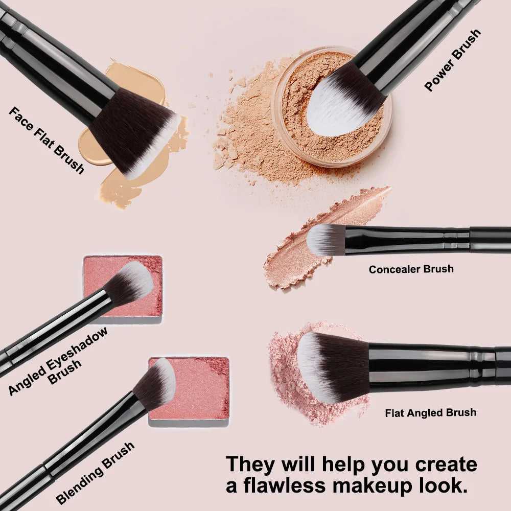 NEW 14PCS Makeup Brushes Set Soft Fluffy Foundation Blush Powder Eyeshadow Blending Female Cosmetics Beauty Tool Christmas Gift