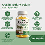 Coconut Oil Softgels Blended Collagen Vitamin E with Vitamins Hair Skin Nails Beauty Supports Energy Vitality 60 Softgels