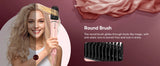 5 in 1 High-Speed Hot Air Styler Frizz-Free Fast Drying No Heat Damage Hair Dryer Curl Volumize Straighten with Travel Bag