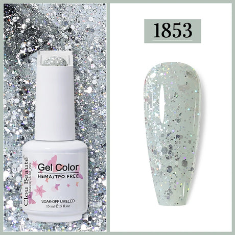 Clou Beaute Gel Nail Polish Neon Brown Royal Blue Red Green Pastal Nude Nail Art Varnishes Gel Lacquer HEMA/TPO FREE UV Gel Nail