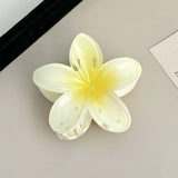 2026 New Vacation Egg Flower Hair Clips Hawaii Beach Claws Bohemian Hairpin for Girls Dopamine Y2k Hair Accessory